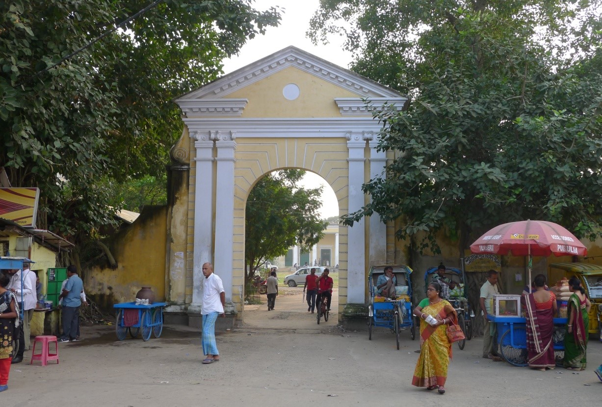 The Main Gate to the former Danish Administration Compound after restoration, Serampore